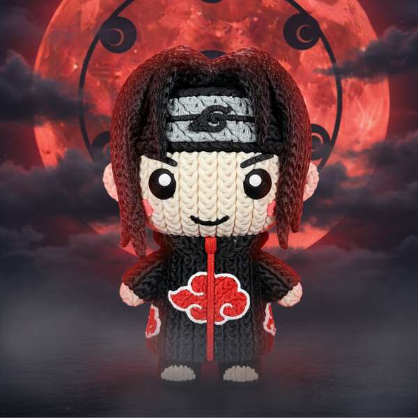 Figura de Itachi, colección estilo crochet